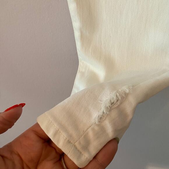 Mother The Looker Skinny Jeans Mirror Mirror White Mid Rise Preppy Women's 27 - Picture 15 of 15